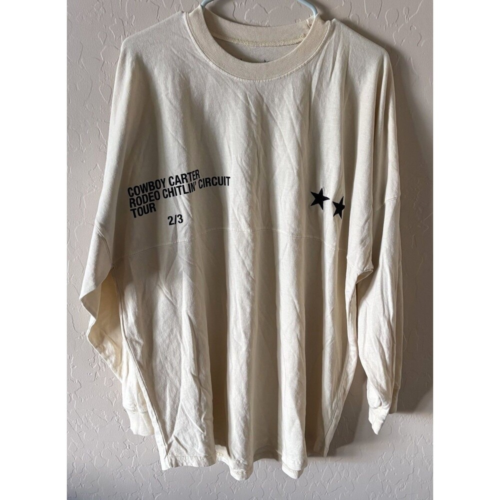 Beyonce Cowboy Carter Rodeo Chitlin Circuit Tour 2025 Long Sleeve Shirt L